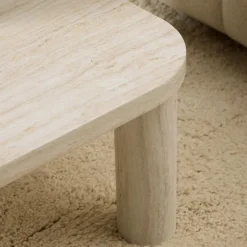 Salontafels & Bijzettafels|Ygo Salontafel NOVI Travertijnlook 100x75