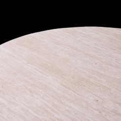 Salontafels & Bijzettafels|Ygo Salontafel PORTO Ø50 Travertijnlook