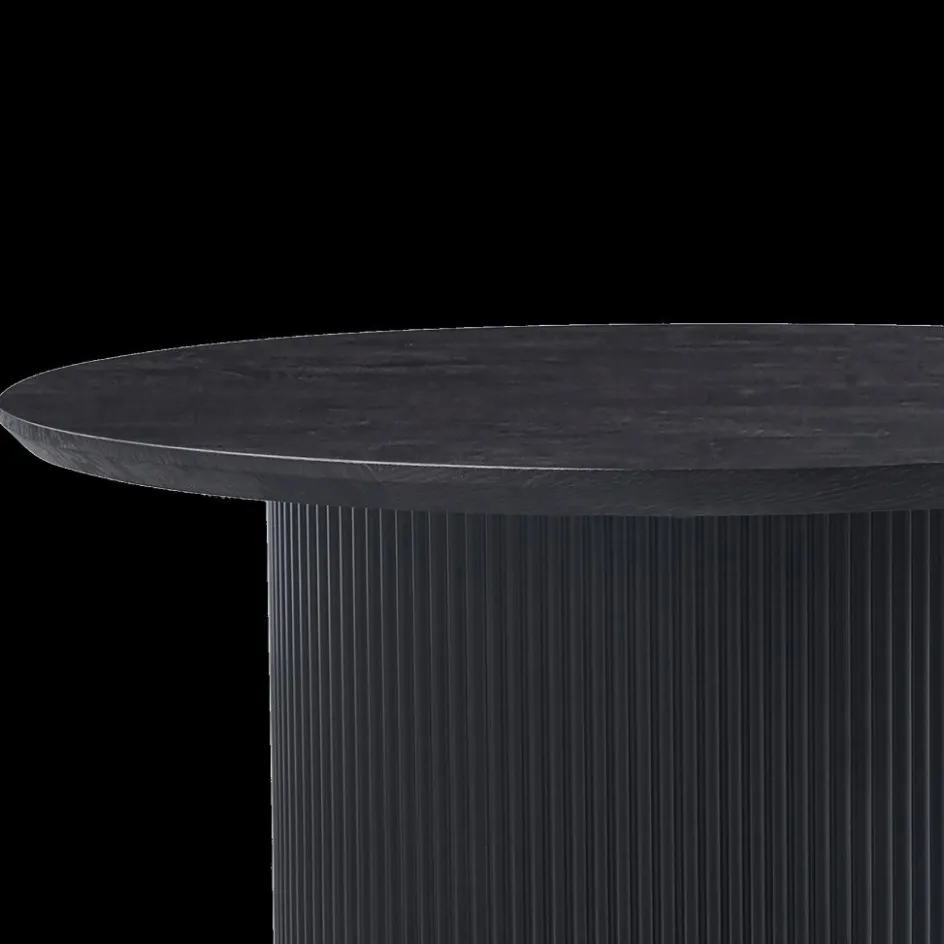 Salontafels & Bijzettafels|Ygo Salontafel PORTO Decor Donkerbruin Ø80