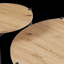 Salontafels & Bijzettafels|Ygo Salontafel ROWAN S/2 Oude Eik