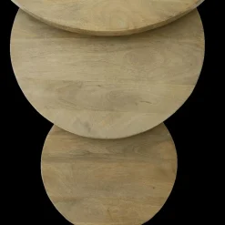 Salontafels & Bijzettafels|Ygo Salontafel S/3 BECCA Rond Mango