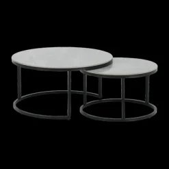 Salontafels & Bijzettafels|Ygo Salontafel S/2 TWINNY Steen Grijs