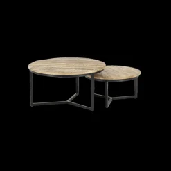Salontafels & Bijzettafels|Ygo Salontafel Set van 2 LORE Mango
