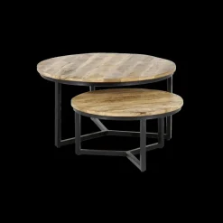 Salontafels & Bijzettafels|Ygo Salontafel Set van 2 LORE Mango