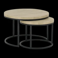 Salontafels & Bijzettafels|Ygo Salontafel Set van 2 SIGNA French Oak