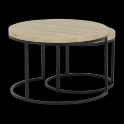 Salontafels & Bijzettafels|Ygo Salontafel Set van 2 SIGNA French Oak