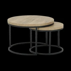 Salontafels & Bijzettafels|Ygo Salontafel Set van 2 SIGNA Scarlet Oak