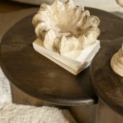 Salontafels & Bijzettafels|Ygo Salontafel SOPRANO Ø45 Mango