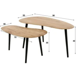 Salontafels & Bijzettafels|Ygo Salontafel SORENTO