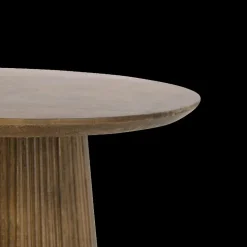 Salontafels & Bijzettafels|Ygo Salontafel SUNDAR Ø80 Mango Donkerbruin