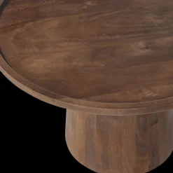 Salontafels & Bijzettafels|Ygo Salontafel TIAGO Ø65 Mango Lichtbruin