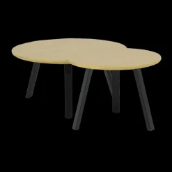 Salontafels & Bijzettafels|Ygo Salontafelset FURANO Ø80-H45/Ø60-H40