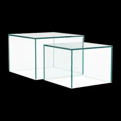 Salontafels & Bijzettafels|Ygo Salontafelset LIVA Glass Crystal Clear