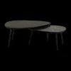 Salontafels & Bijzettafels|Ygo Salontafelset VINNUM Marble Bromo/Zwart