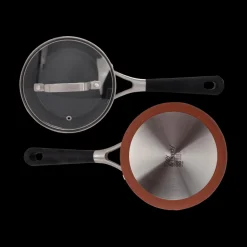 Potten & Pannen|Ygo Sauspan CERAPRO Ø16 M/Deksel Terra