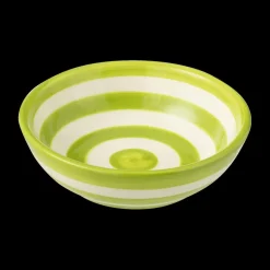 Servies|Ygo Schaal GRANZ Ker. Wit/Groen S