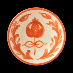 Servies|Ygo Schaal GRANZA Ker. Wit/Oranje S