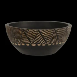 Woondecoratie|Ygo Schaal LICHI XL Mango Dk. Bruin