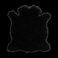 Tapijten|Ygo Schapenvacht NORTH 40 Black