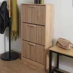 Schoenkasten & Rekken|Ygo Schoenenkast CALUNA Naturel