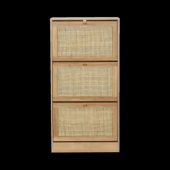 Schoenkasten & Rekken|Ygo Schoenenkast CANNA 3L Naturel B60