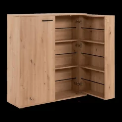 Schoenkasten & Rekken|Ygo Schoenenkast EMILIO Artisan Eik B100