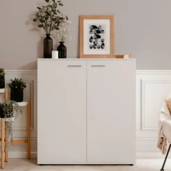 Schoenkasten & Rekken|Ygo Schoenenkast EMILIO Wit