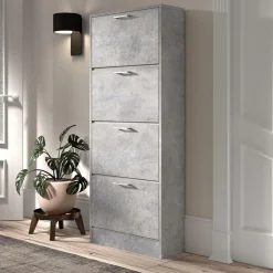 Schoenkasten & Rekken|Ygo Schoenenkast MAUI 4L Beton