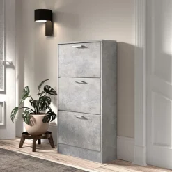 Schoenkasten & Rekken|Ygo Schoenenkast MAUI 3L Beton