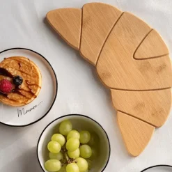 Servies|Tafelaccessoires|Ygo Serveerplank CROISSANT Bamboe