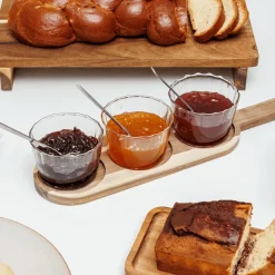 Tafelaccessoires|Servies|Ygo Serveerset MEDEA Acacia/3Potjes Glas