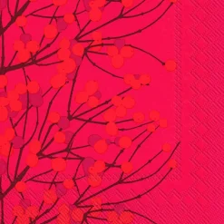 Tafellinnen & -Textiel|Ygo Servet LUMIMARJA S/20 Rood
