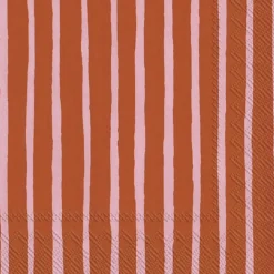 Tafellinnen & -Textiel|Ygo Servet PICCOLO Roze/Oranje