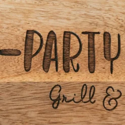 Tafelaccessoires|Ygo Servethouder BBQ-PARTY Mango Bruin