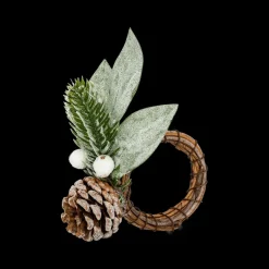 Tafelaccessoires|Ygo Servetring S/2 DENRY Besneeuwde Tak