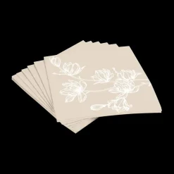 Tafellinnen & -Textiel|Ygo Serviet CERISIER S/20 Beige/Wit