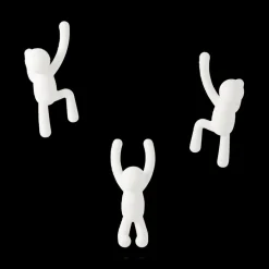 Opbergen|Ygo Set 3 Kapstok BUDDY Wit Ass.