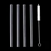 Aperitief & Wijn|Ygo Set 4 Korte Cocktailrietjes RVS Zwart