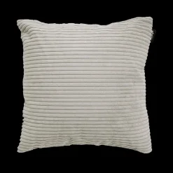 Sierkussens & Plaids|Ygo Sierkussen MILLY Ribfluweel Lichtgrijs