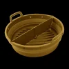Kookaccessoires|Bakaccessoires|Ygo Silicone Bakvorm Airfryer AIRY Rond Oker