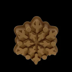 Kerst|Ygo Silicone Cakevorm XMAS Goud Ass.