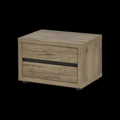 Slaapkamers|Ygo Slaapkamer LAFON: Kleerkast 245cm + Bed 160x200 + Commode + 2x Nachttafels