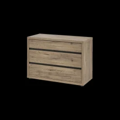 Slaapkamers|Ygo Slaapkamer LAFON: Kleerkast 245cm + Bed 180x200 + Commode + 2x Nachttafels