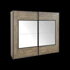 Slaapkamers|Ygo Slaapkamer LAFON: Kleerkast 245cm + Bed 180x200 + Commode + 2x Nachttafels