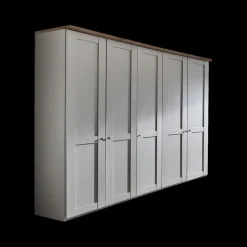 Slaapkamers|Ygo Slaapkamer NAVAN: Kleerkast 250cm met Lijst + Bed 160x200 + 2x Nachttafels