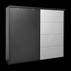 Slaapkamers|Ygo Slaapkamer WATFORD: Kleerkast 245cm + Bed 160x200 + 2x Nachttafels + Commode