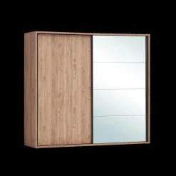 Slaapkamers|Ygo Slaapkamer ZELDA: Kleerkast 240cm + Bed 180x200 + Commode + 2x Nachttafel B58