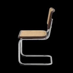 Stoelen|Ygo Sledestoel GUSTAV Beech Wood Canaletto / Chrome frame
