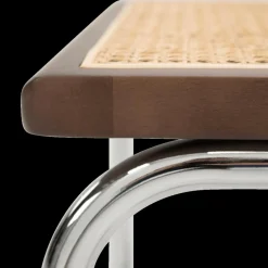 Stoelen|Ygo Sledestoel GUSTAV Beech Wood Canaletto / Chrome frame