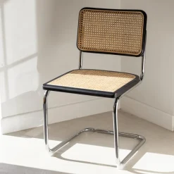 Stoelen|Ygo Sledestoel GUSTAV Beech Wood Black